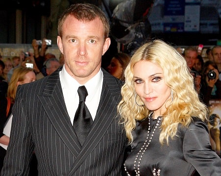 A picture of David's parents; Madonna and Guy Ritchie.